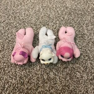 Puppy Surprise Puppies Dog Plush‎ Stuffed Animal LOT Pink White Part Replacement